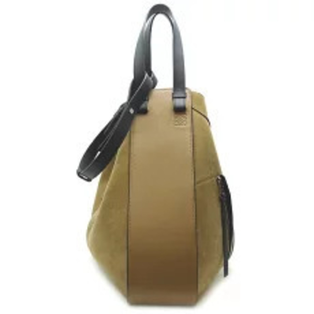 Loewe Hammock Tote Shoulder Bag Calf Oak Dark Gold